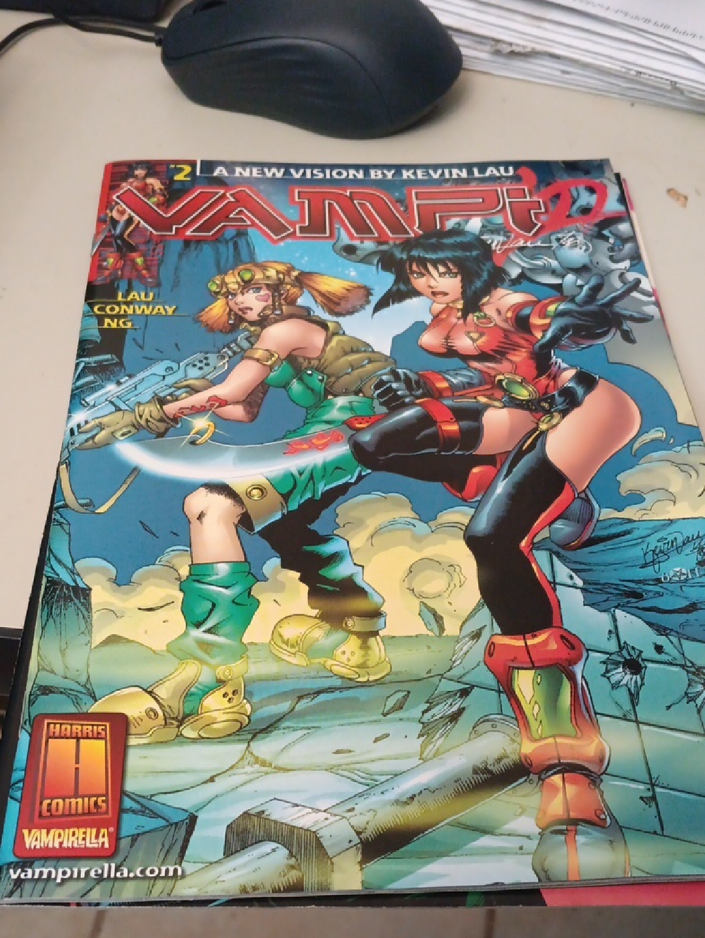 Comic Book - Colorful Illustrated Cover Not In Sleeve. Vamperella